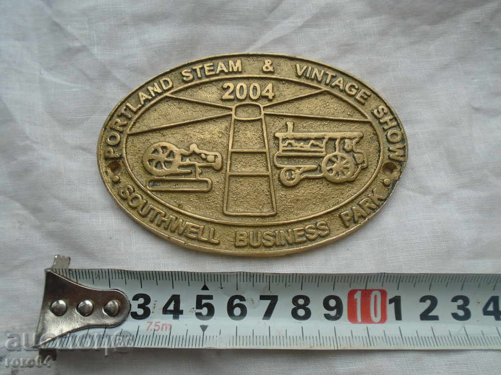 АНГЛИЙСКА БРОНЗОВА / МЕСИНГОВА ТАБЕЛА с цена 27.00 лв. | € 13.80 АНГЛИЙСКА БРОНЗОВА / МЕСИНГОВА ТАБЕЛА с цена 27.00 лв. | € 13.80