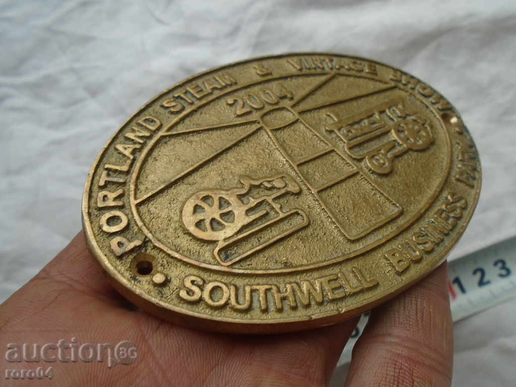 АНГЛИЙСКА БРОНЗОВА / МЕСИНГОВА ТАБЕЛА - 5 АНГЛИЙСКА БРОНЗОВА / МЕСИНГОВА ТАБЕЛА - 5