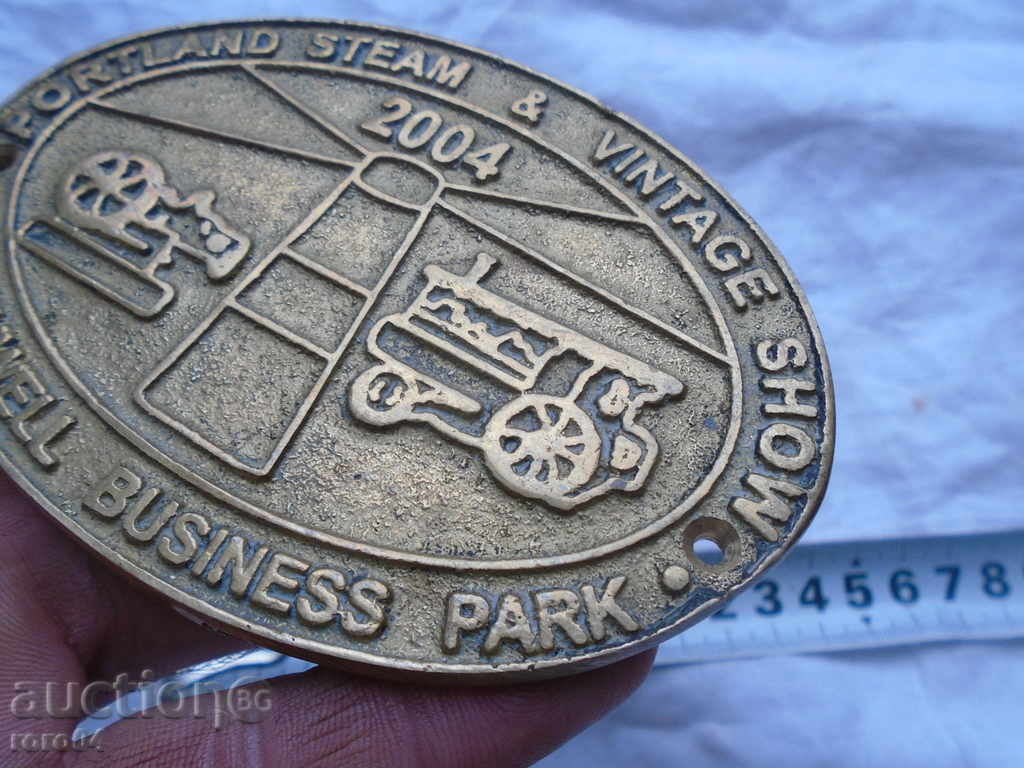 АНГЛИЙСКА БРОНЗОВА / МЕСИНГОВА ТАБЕЛА - 6 АНГЛИЙСКА БРОНЗОВА / МЕСИНГОВА ТАБЕЛА - 6