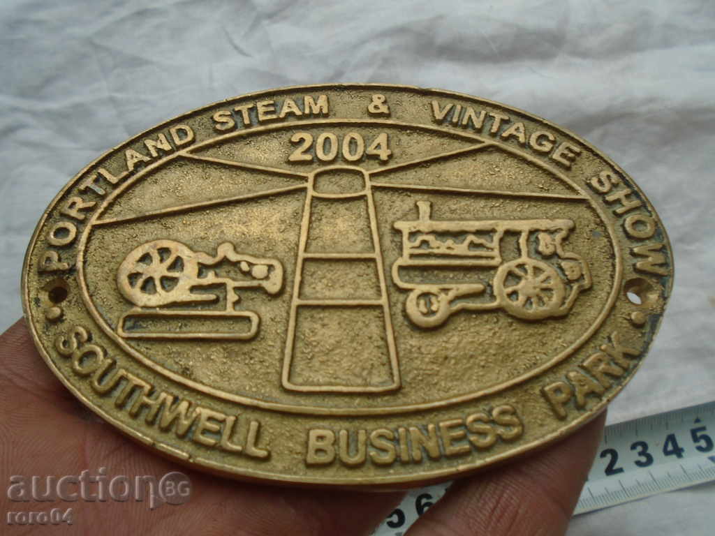 АНГЛИЙСКА БРОНЗОВА / МЕСИНГОВА ТАБЕЛА - 7 АНГЛИЙСКА БРОНЗОВА / МЕСИНГОВА ТАБЕЛА - 7