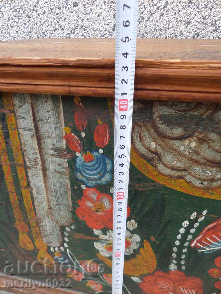 Auction Renaissance painted chest, chest, chaise, chest of drawers Auction Renaissance painted chest, chest, chaise, chest of drawers