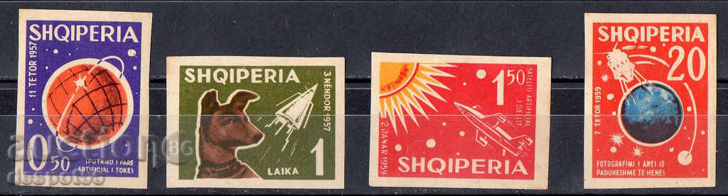 1962. Албания. Изследване на космическото пространство.