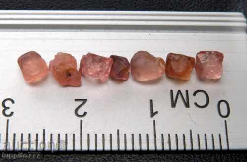 spinel - Mogok Burma 3.54 carats - 7 pieces - 5 spinel - Mogok Burma 3.54 carats - 7 pieces - 5