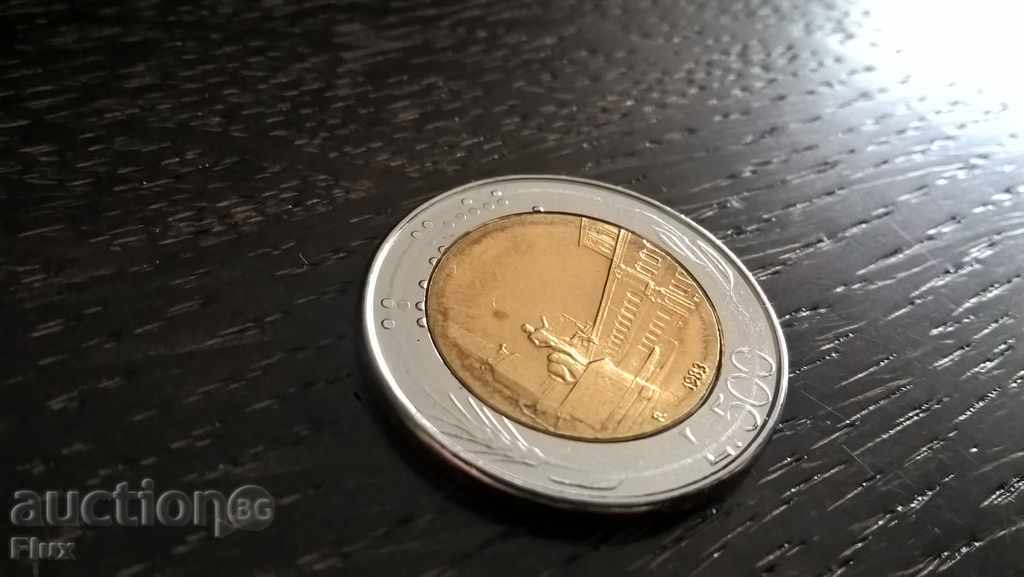 Монета - Италия - 500 лири | 1983г.