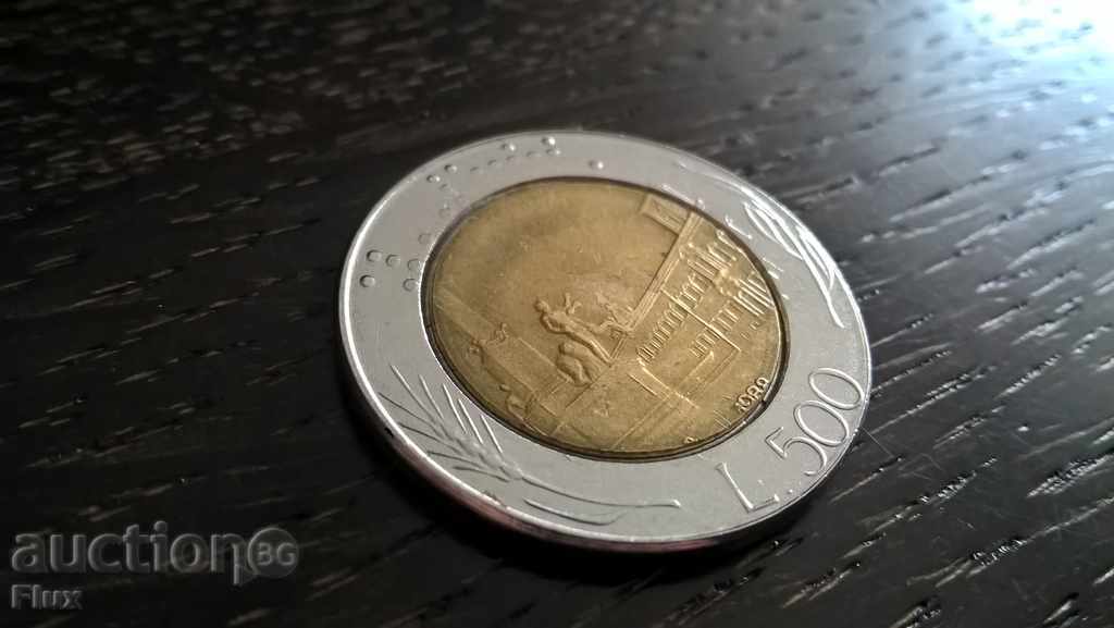 Monede - Italia - 500 liras | 1988.