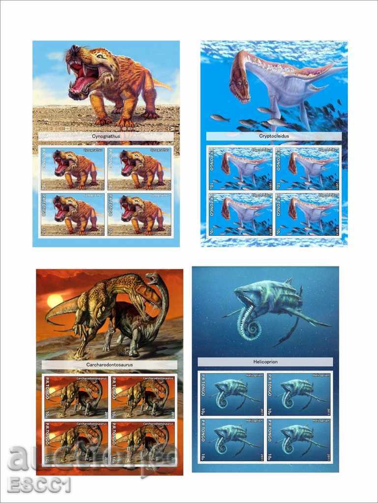Clean blocks Fauna Dinosaurs 2011 from Tongo with price 60.00 BGN | € 30.68 Clean blocks Fauna Dinosaurs 2011 from Tongo with price 60.00 BGN | € 30.68