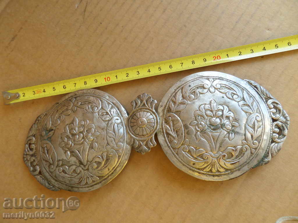 Auction Revival hammered silver pafta pafta belt silver buckle Auction Revival hammered silver pafta pafta belt silver buckle