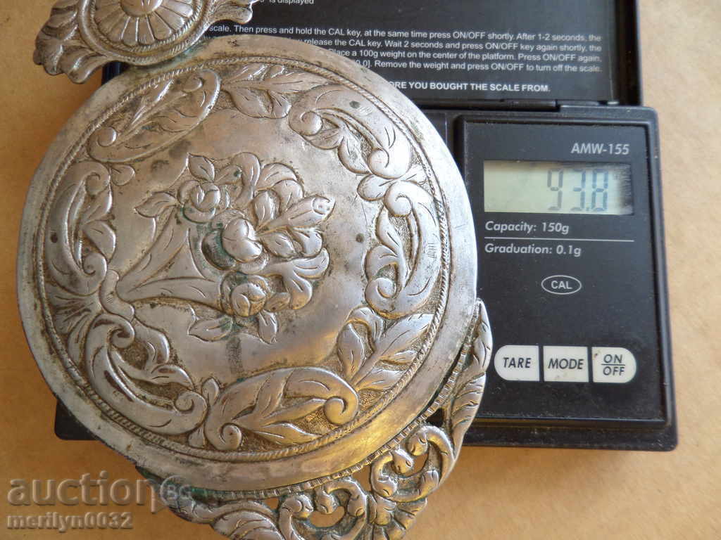 Revival hammered silver pafta pafta belt silver buckle - 6 Revival hammered silver pafta pafta belt silver buckle - 6