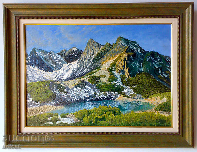 Pirin mountain, Mount Sinanitsa with the lake, picture with price 380.00 BGN | € 194.29