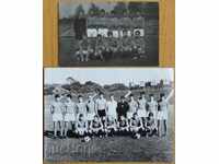 2 football photos of youth teams of CSKA from the 60s