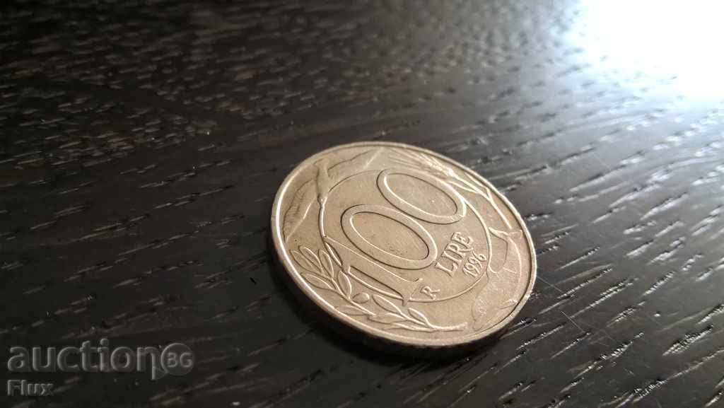 Монета - Италия - 100 лири | 1996г.