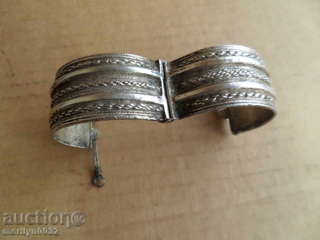 Revival silver bracelet with silver pin ornament jewelry costume - 7 Revival silver bracelet with silver pin ornament jewelry costume - 7