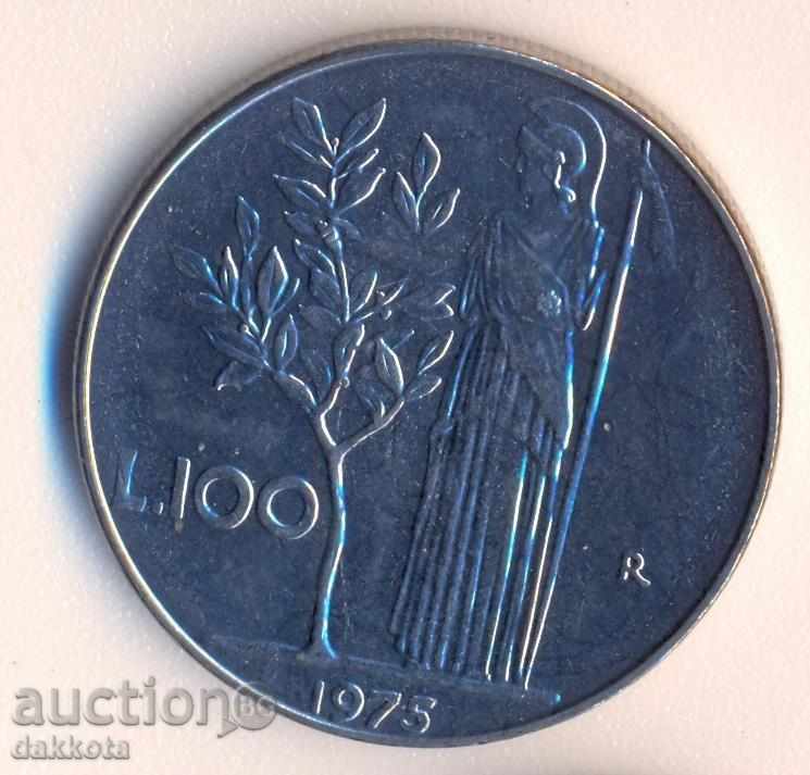 Ιταλία 100 λίρες το 1975