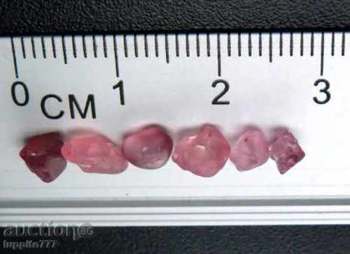 Delivery of spinel - Mogok Burma 3.73 carats -6 pieces Delivery of spinel - Mogok Burma 3.73 carats -6 pieces