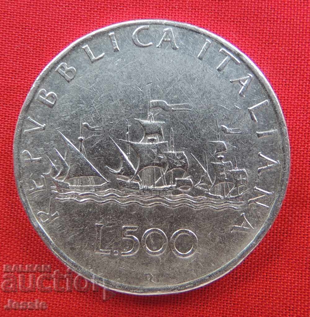 500 Lira 1960 R Italy Silver