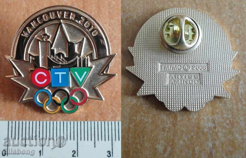 Olympic badge - Vancouver 2010