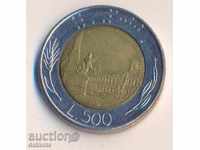 Italia 500 liras 1989