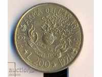Италия 200 лири 1994 година