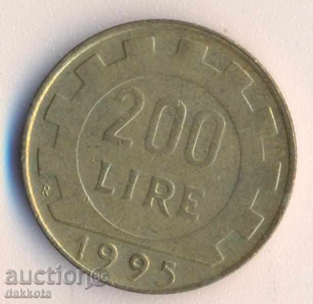 Italia 200 liras 1995