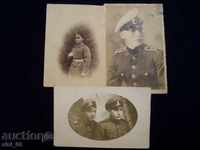 Post cards military soldiers Lot 3 pcs.