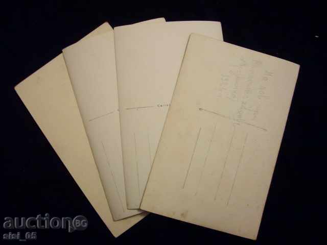 Postcards Old Antique Cars Lot 4 pcs. - 6 Postcards Old Antique Cars Lot 4 pcs. - 6