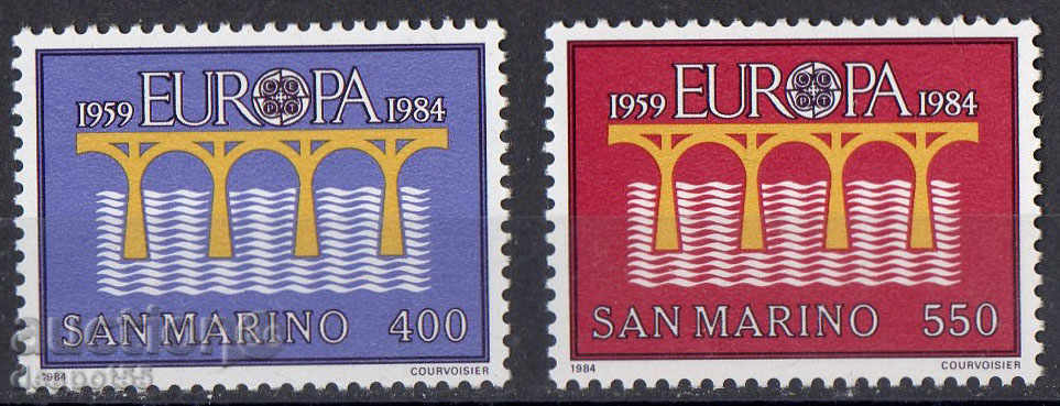 1984. San Marino. Europe - 25 years UPU