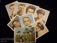 Καρτ ποστάλ Σοβιετική κοσμοναύτες Lot 9 τεμ.