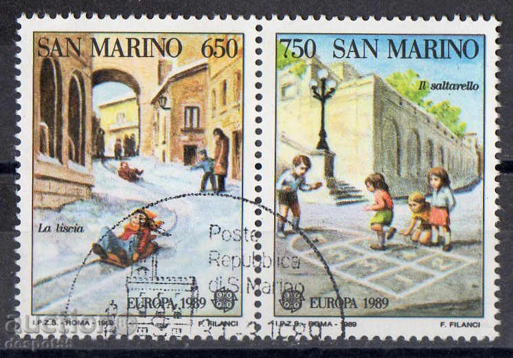 1989 San Marino. Europa.