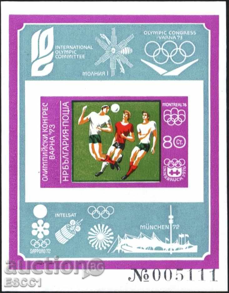 Clean block Olympic Congress Varna 1973 from Bulgaria
