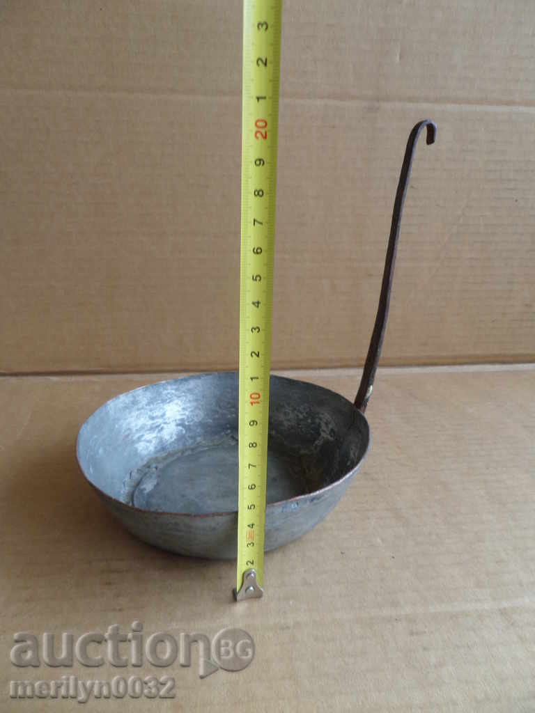 Παλιά κουτάλα χαλκού, τηγάνι, χαλκός, χάλκινο σκεύος, Yamaki με τιμή 68.00 BGN | € 34.77 Παλιά κουτάλα χαλκού, τηγάνι, χαλκός, χάλκινο σκεύος, Yamaki με τιμή 68.00 BGN | € 34.77