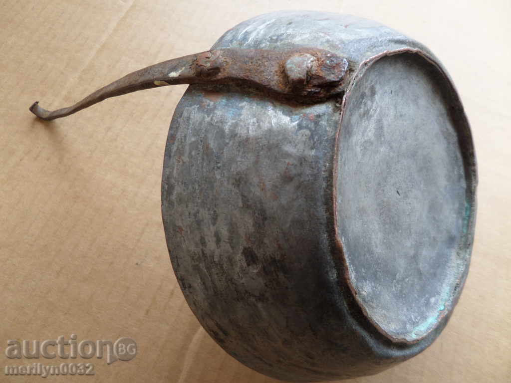 Δημοπρασία Παλιά κουτάλα χαλκού, τηγάνι, χαλκός, χάλκινο σκεύος, Yamaki Δημοπρασία Παλιά κουτάλα χαλκού, τηγάνι, χαλκός, χάλκινο σκεύος, Yamaki