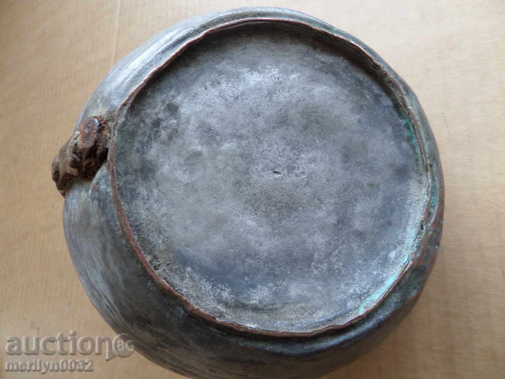 Παλιά κουτάλα χαλκού, τηγάνι, χαλκός, χάλκινο σκεύος, Yamaki - 5 Παλιά κουτάλα χαλκού, τηγάνι, χαλκός, χάλκινο σκεύος, Yamaki - 5