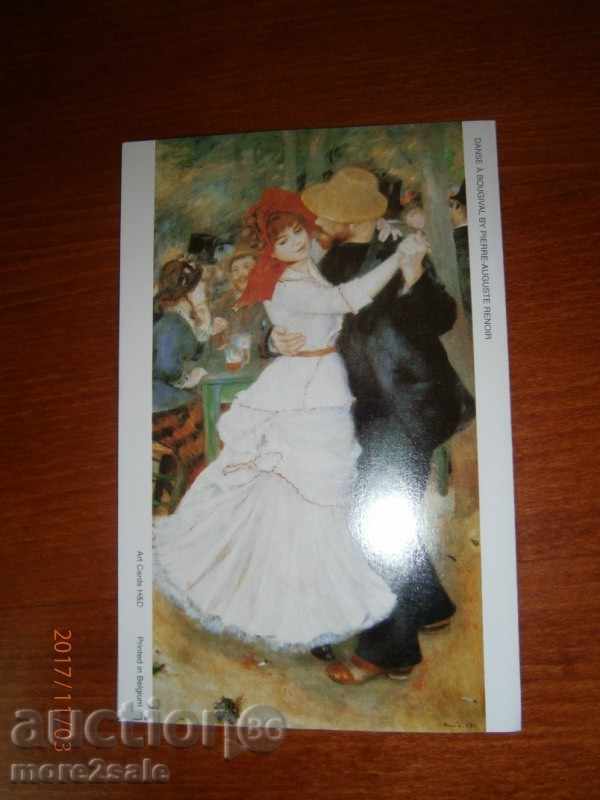 КАРТИЧКА - СЛЕД 2000 ГОДИНА  ОТВАРЯЕМА - ПО МОТИВИ НА РЕНОАР