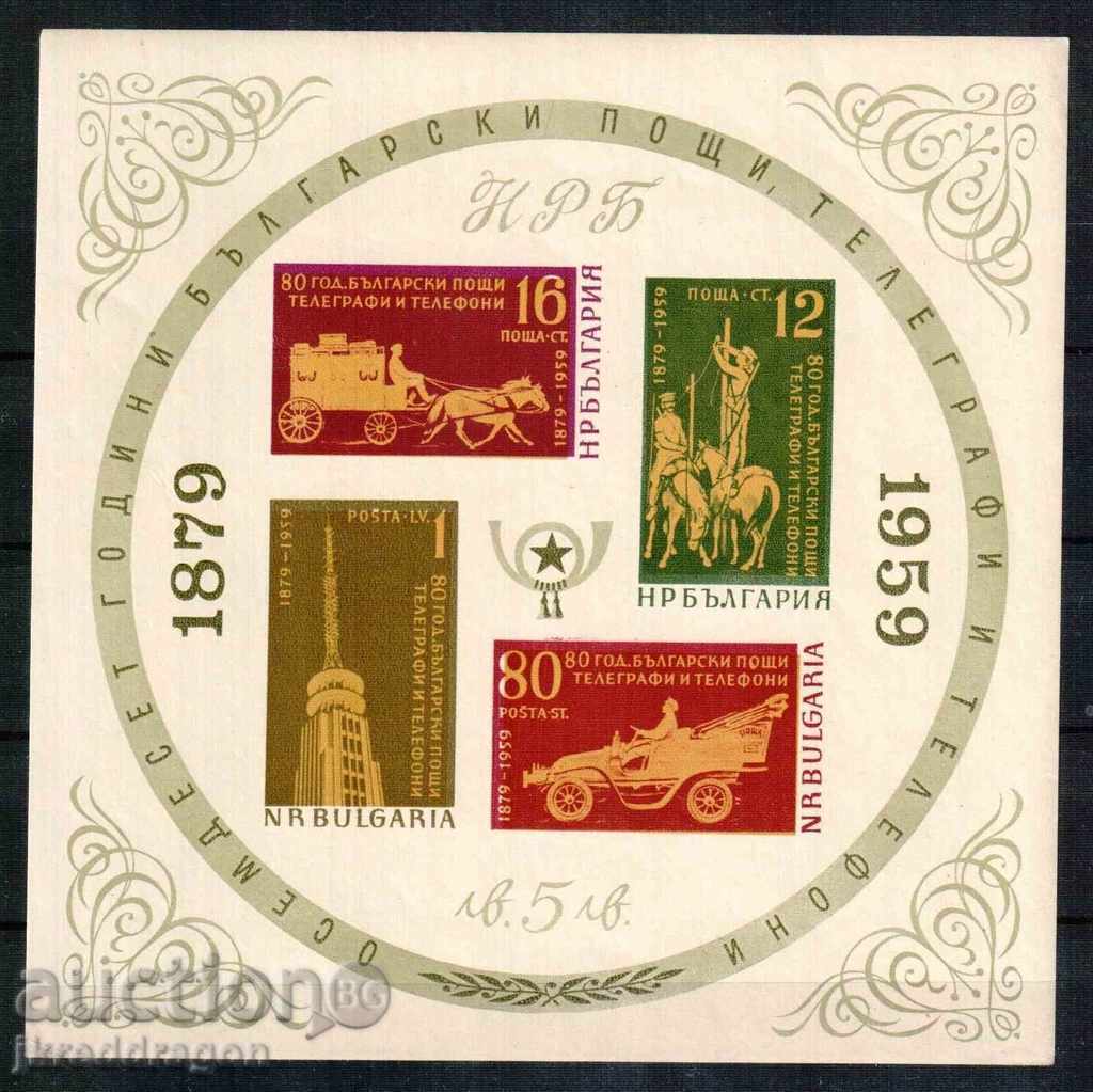 Bulgaria БК1159-1160 80г. Bulgarian Posts MNH 1958 with price 60.00 BGN | € 30.68 Bulgaria БК1159-1160 80г. Bulgarian Posts MNH 1958 with price 60.00 BGN | € 30.68