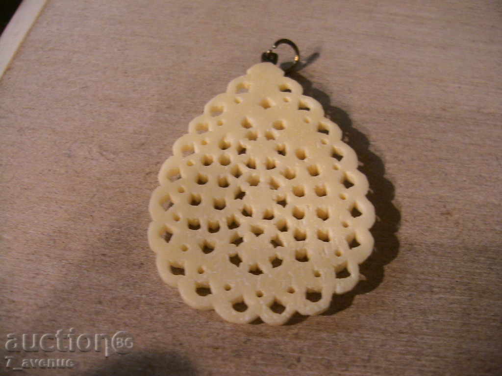 A very big medallion from real bone with price 49.00 BGN | € 25.05