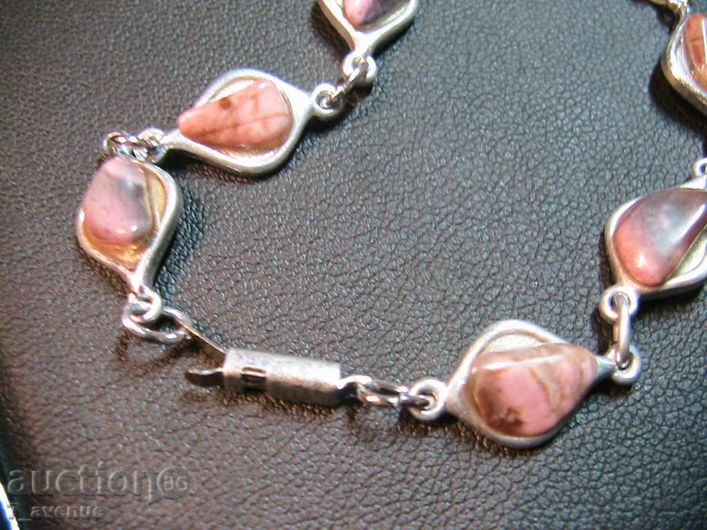 Auction Bracelet with natural stones Rodonite Auction Bracelet with natural stones Rodonite