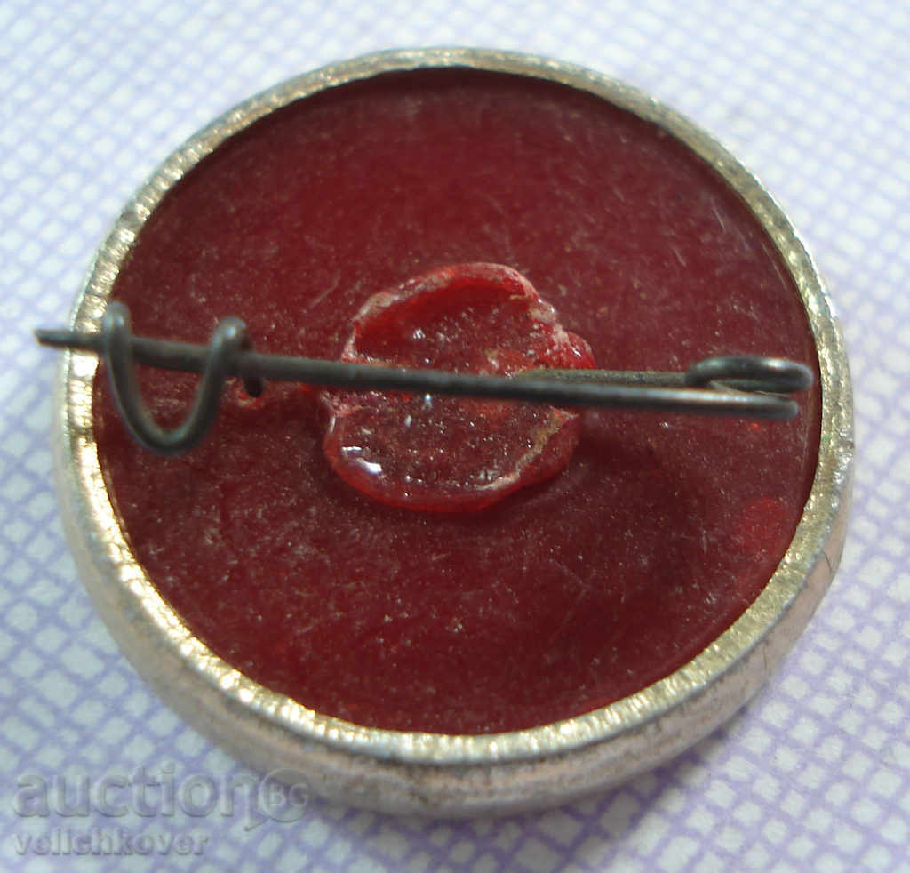 16992 USSR space sign with the image of a Soviet astronaut with price 2.00 BGN | € 1.02