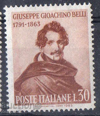 1963. Italy. Joakinio Beli (1791-1863), poet.