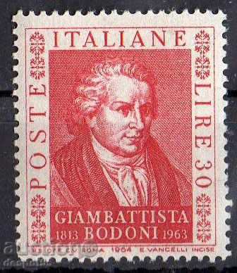 1964. Italy. Ganbatista Bodoni (1740-1813), schedule.