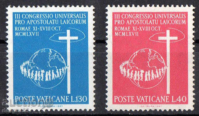 1967. Vatican. Congresul universal de catolici - laici.