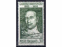 1963 Ιταλία. Gabriele D'Annunzio (1863-1938), ποιητής και πολιτικός