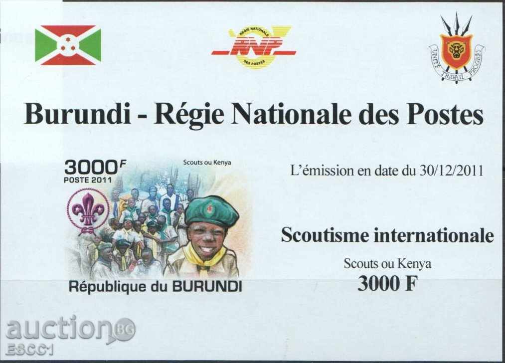 Πρόσκοποι καθαρό μπλοκ 2011 από το Μπουρούντι