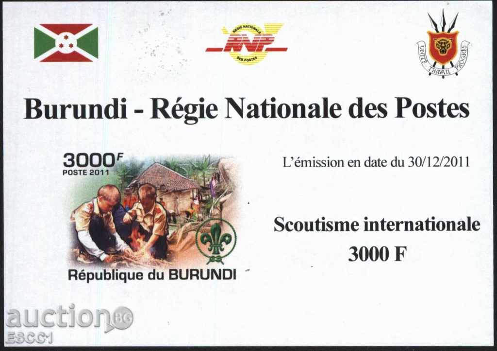 Cercetașii bloc curat 2011 de Burundi