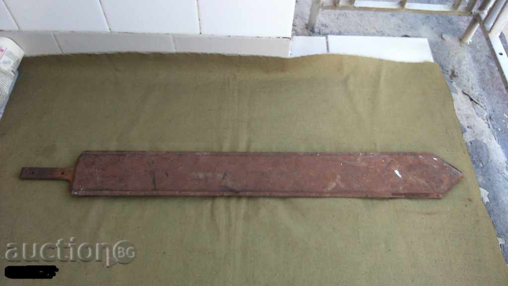 OLD MASSIVE BLADE SABER SWORD knife CLEAVER FROM CANIA