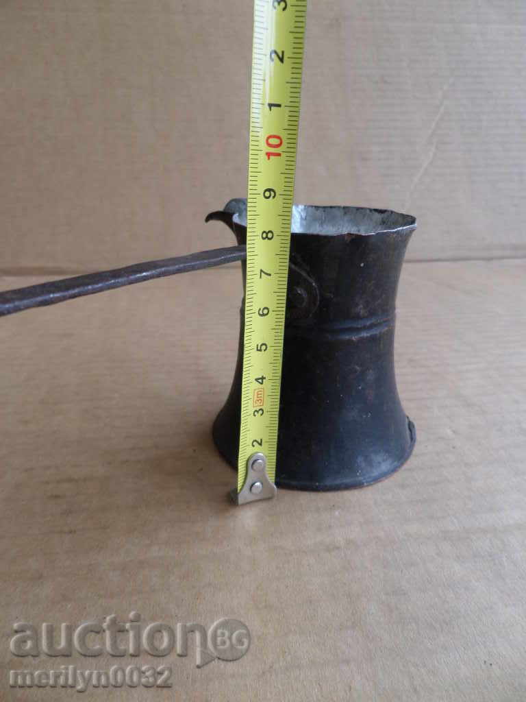 An old copper jade coffee beaker copper pot - 5 An old copper jade coffee beaker copper pot - 5