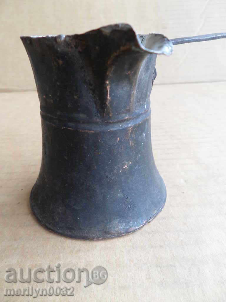 An old copper jade coffee beaker copper pot - 6 An old copper jade coffee beaker copper pot - 6