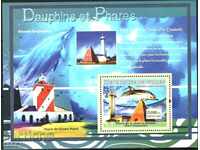 Чист блок  Делфини и Морски фарове  2007 от Гвинея