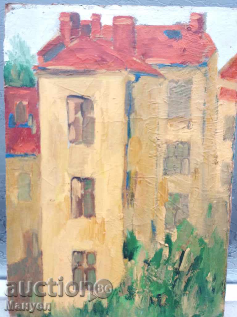 Auction Sell a picture Plovdiv - Old town of Kamen Kalchev. Auction Sell a picture Plovdiv - Old town of Kamen Kalchev.