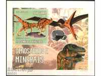 Clean Block Dinosaurs and Minerals 2006 São Tomé and Príncipe