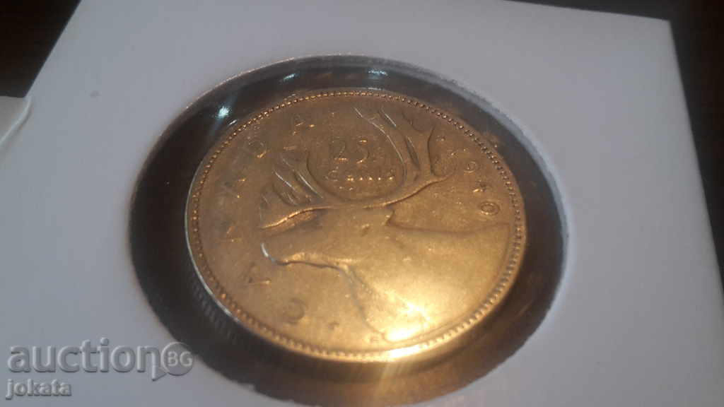 25 цента сребро рядка